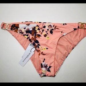 BCBG Bikini bottom Peach/Floral L